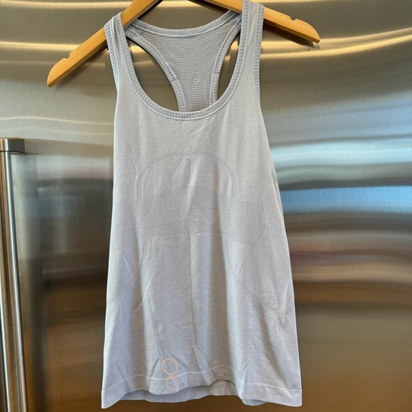 Lululemon Swiftly Tech Racerback Tank Top Caspian Light Blue Lightweight OG - Picture 9 of 16